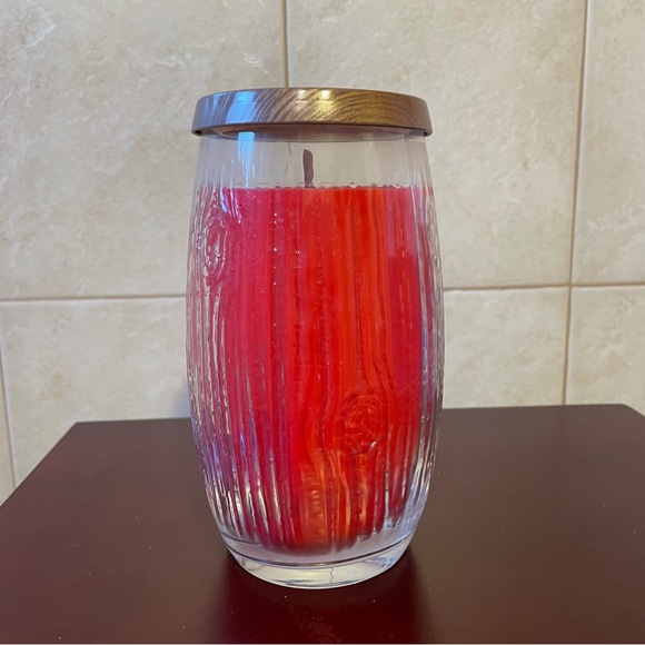 NEW YANKEE CANDLE CRACKLING “PARADISE” PURE RADIANCE WOOD WICK Vase Tropical - Picture 6 of 9